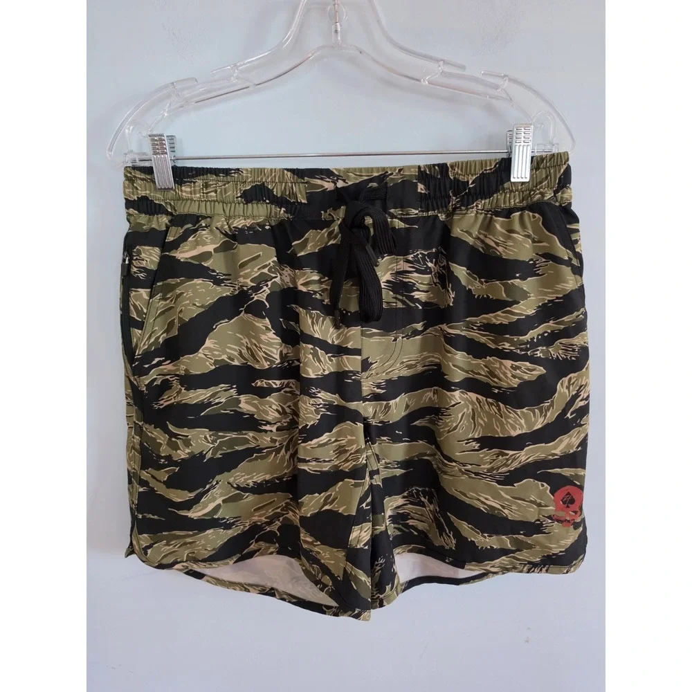 Zero Foxtrot Performance Shorts Activewear Athleisure Tigerstrip Camo Size Large